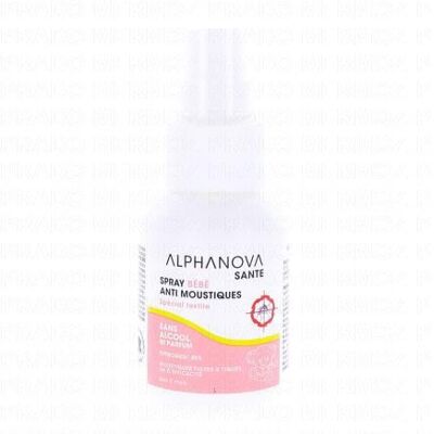 Alphanova Santé - Spray Bébé Anti-Moustiques Spécial Textile 50ml - Publicité Alphanova Santé - Spray Bébé Anti-Moustiques Spécial Textile 50ml - Publicité