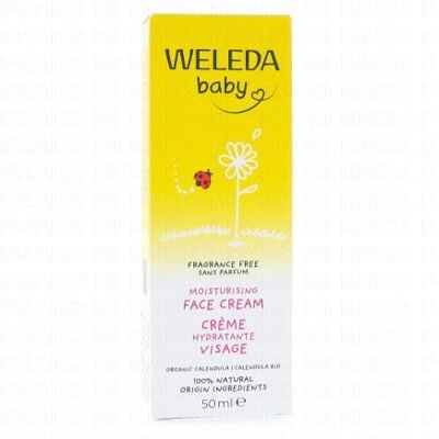 Weleda Baby - Crème Hydratante Visage 50ml - Publicité Weleda Baby - Crème Hydratante Visage 50ml - Publicité