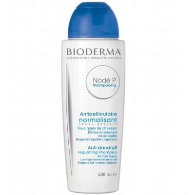 Shampoing Anti-Pelliculaire Nodé P de Bioderma - Tous Types de Cheveux 400 ml - Publicité Shampoing Anti-Pelliculaire Nodé P de Bioderma - Tous Types de Cheveux 400 ml - Publicité