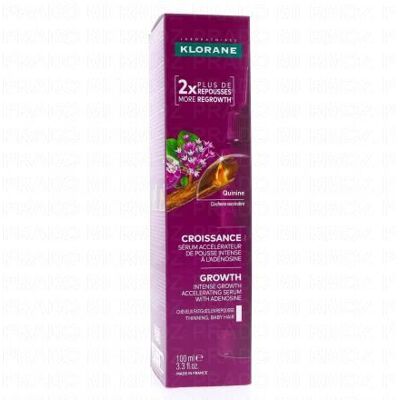 Klorane Croissance - Sérum Quinine Accélérateur De Pousse À L'Adénosine 100ml - Publicité Klorane Croissance - Sérum Quinine Accélérateur De Pousse À L'Adénosine 100ml - Publicité