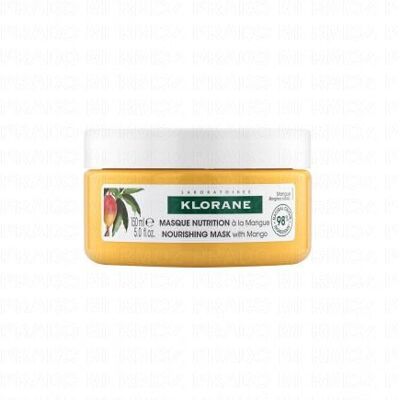 Klorane Masque à la Mangue - Nutrition Intense - 150ml - Publicité Klorane Masque à la Mangue - Nutrition Intense - 150ml - Publicité