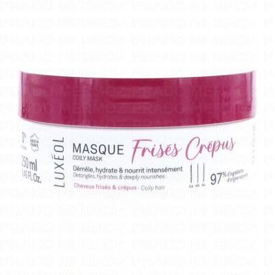 Luxeol Masque Frisés Crépus 250ml - Publicité Luxeol Masque Frisés Crépus 250ml - Publicité