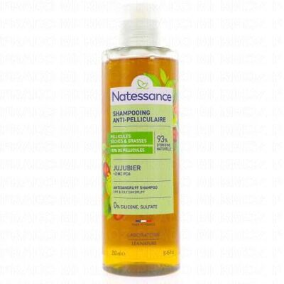 Shampooing anti-pelliculaire Natessance Jujubier Zinc PCA - Publicité Shampooing anti-pelliculaire Natessance Jujubier Zinc PCA - Publicité