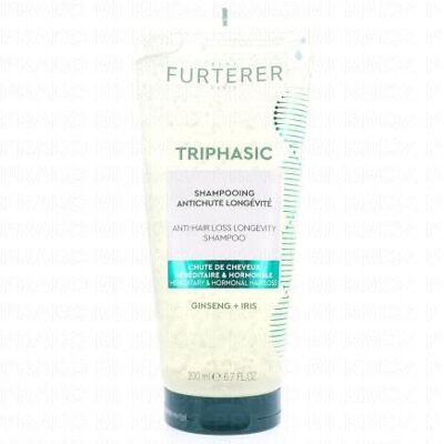 RENEFURTERER Rene Furterer Triphasic - Shampooing Antichute Longévité 200ml - Publicité RENEFURTERER Rene Furterer Triphasic - Shampooing Antichute Longévité 200ml - Publicité