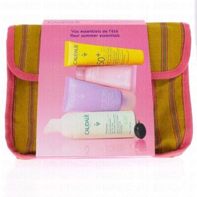 Caudalie Trousse Les Essentiels De Voyage - Publicité Caudalie Trousse Les Essentiels De Voyage - Publicité