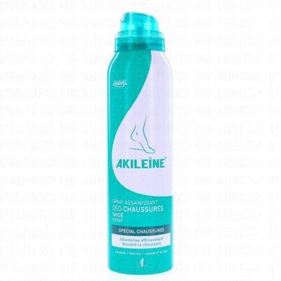 Spray Pieds & Chaussures Akileine - Neutralisant d'odeurs & Fraîcheur - Publicité Spray Pieds & Chaussures Akileine - Neutralisant d'odeurs & Fraîcheur - Publicité