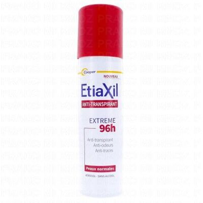 Etiaxil Anti-Transpirant Aérosol Extrême 96h 150ml - Publicité Etiaxil Anti-Transpirant Aérosol Extrême 96h 150ml - Publicité