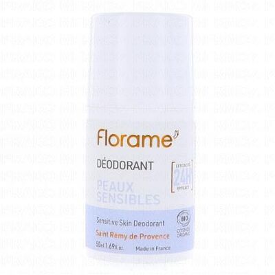 Florame Déodorant Bille Peaux Sensibles Bio 50ml - Publicité Florame Déodorant Bille Peaux Sensibles Bio 50ml - Publicité