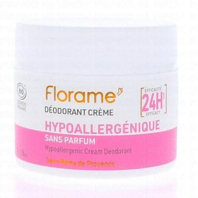 Florame Déodorant Crème Hypoallergénique Bio 50g - Publicité Florame Déodorant Crème Hypoallergénique Bio 50g - Publicité