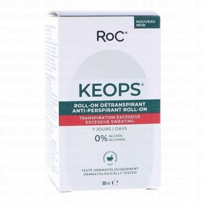 Roc Keops - Déodorant Anti Transpirant Roll On 30ml - Publicité Roc Keops - Déodorant Anti Transpirant Roll On 30ml - Publicité