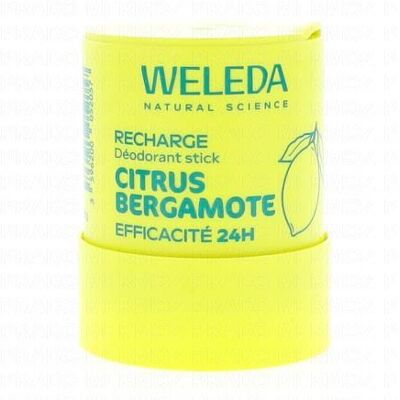Weleda Déodorant Stick Rechargeable Citrus Bergamote 50g Recharge - Publicité Weleda Déodorant Stick Rechargeable Citrus Bergamote 50g Recharge - Publicité