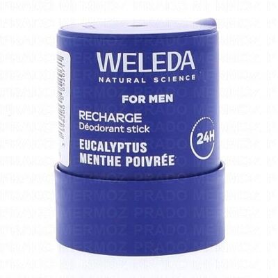 Weleda For Men - Déodorant Stick Rechargeable Eucalyptus Menthe Poivrée Recharge - Publicité Weleda For Men - Déodorant Stick Rechargeable Eucalyptus Menthe Poivrée Recharge - Publicité