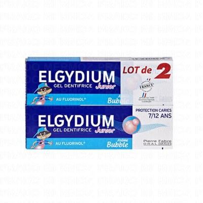 Dentifrice Junior Bubble Elgydium au fluor pour 7-12 ans - Dentifrice - Publicité Dentifrice Junior Bubble Elgydium au fluor pour 7-12 ans - Dentifrice - Publicité