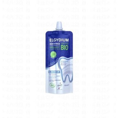 Elgydium Bio Dentifrice Éco-Conçu - Blanchissant - Réducteur de taches - Publicité Elgydium Bio Dentifrice Éco-Conçu - Blanchissant - Réducteur de taches - Publicité