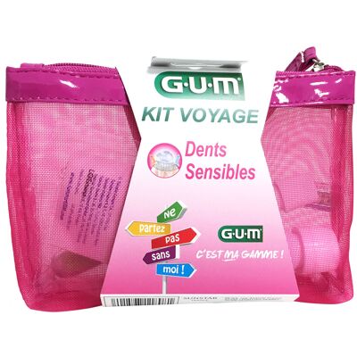 Kit voyage dents sensibles GUM Sunstar - Publicité Kit voyage dents sensibles GUM Sunstar - Publicité