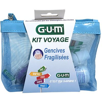 GUM Kit Voyage Protection Gencives - Publicité GUM Kit Voyage Protection Gencives - Publicité
