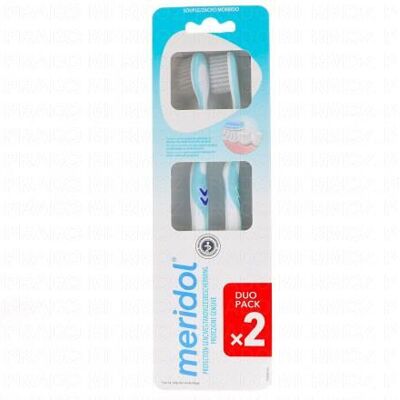 Meridol Brosse À Dents Souple Lot De 2 - Publicité Meridol Brosse À Dents Souple Lot De 2 - Publicité