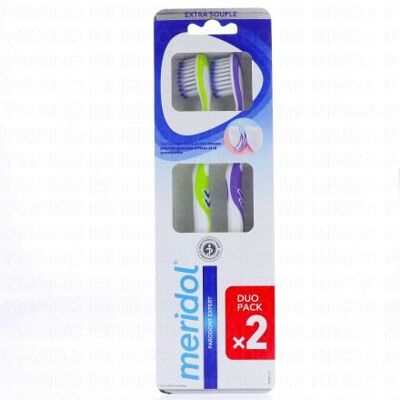 Meridol Parodont Expert Duo Pack Brosses À Dents Extra Doux - Publicité Meridol Parodont Expert Duo Pack Brosses À Dents Extra Doux - Publicité