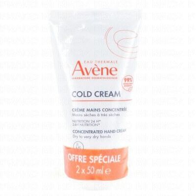 Avène Cold Cream Crème Mains - 100ml - Publicité Avène Cold Cream Crème Mains - 100ml - Publicité