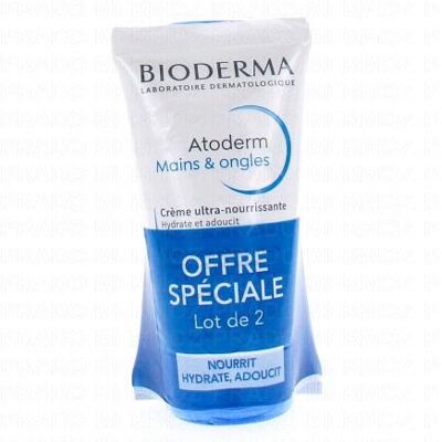 Bioderma Atoderm Ultra-Nourrissante & Crème pour Mains & Ongles - Publicité Bioderma Atoderm Ultra-Nourrissante & Crème pour Mains & Ongles - Publicité