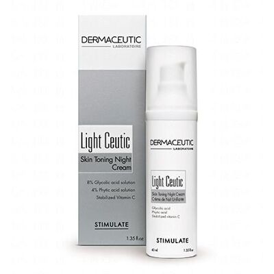 Dermaceutic Light Ceutic - Crème de Nuit - Éclaircissement de la Peau - Publicité Dermaceutic Light Ceutic - Crème de Nuit - Éclaircissement de la Peau - Publicité