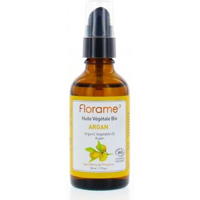 Huile d'Argan Bio Florame - Soin Visage & Cheveux - Publicité Huile d'Argan Bio Florame - Soin Visage & Cheveux - Publicité