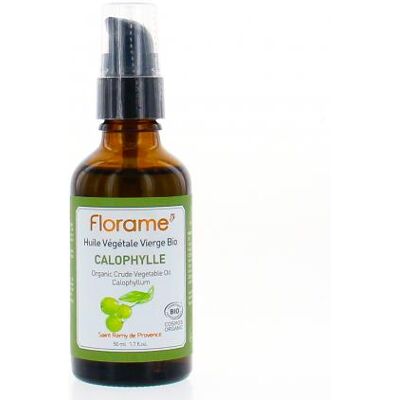 Florame Huile Végétale Vierge Bio Calophylle Flacon Pompe 50ml - Publicité Florame Huile Végétale Vierge Bio Calophylle Flacon Pompe 50ml - Publicité