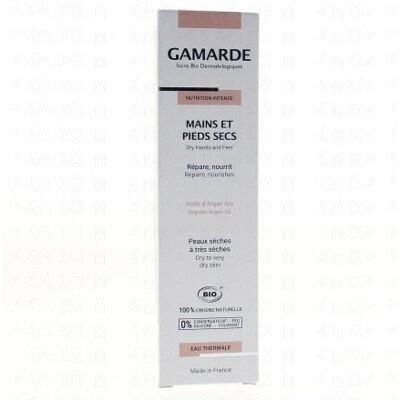 Gamarde Nutrition Intense Mains Et Pieds Secs Bio Tube 100g - Publicité Gamarde Nutrition Intense Mains Et Pieds Secs Bio Tube 100g - Publicité