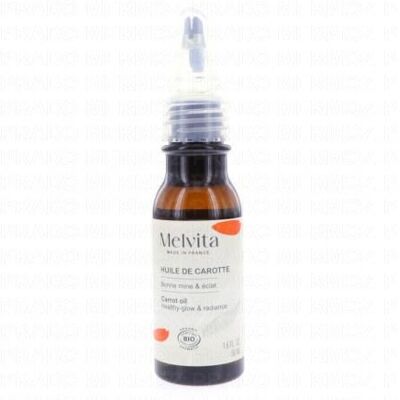 Melvita Huile De Beauté - Huile De Carotte 50ml Flacon 50ml - Publicité Melvita Huile De Beauté - Huile De Carotte 50ml Flacon 50ml - Publicité