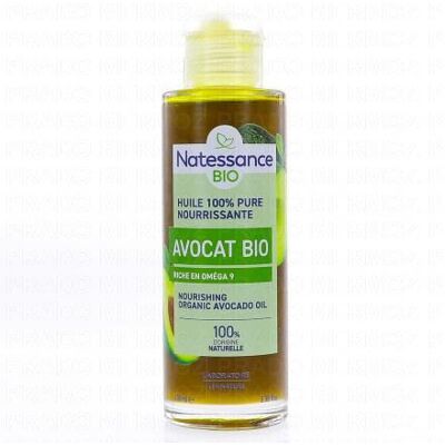 Natessance Huile D'Avocat Nourrissante Flacon 100ml - Publicité Natessance Huile D'Avocat Nourrissante Flacon 100ml - Publicité