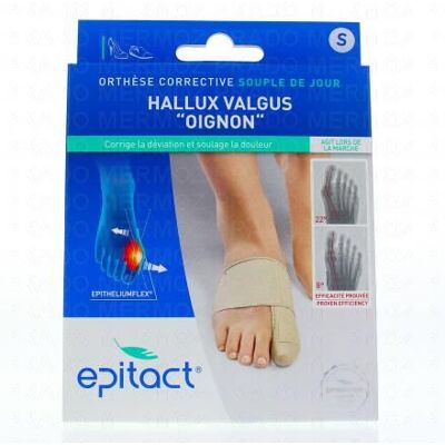 Epitact Orthèse Corrective De L'Hallux Valgus Oignon Taille S (20 À 21,5 Cm) - Publicité Epitact Orthèse Corrective De L'Hallux Valgus Oignon Taille S (20 À 21,5 Cm) - Publicité