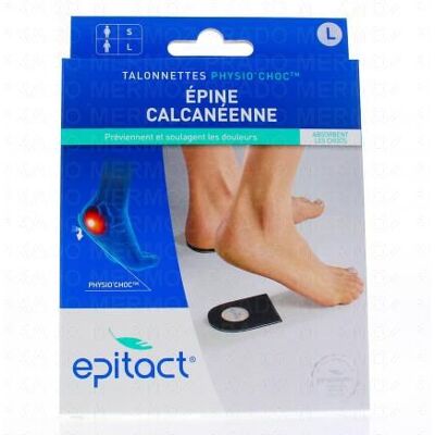 Epitact Talonnettes Physio'Choc Épine Calcanéenne Taille L - Homme - Publicité Epitact Talonnettes Physio'Choc Épine Calcanéenne Taille L - Homme - Publicité