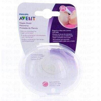 Avent Bout De Sein Transparent X2 Taille M - Publicité Avent Bout De Sein Transparent X2 Taille M - Publicité