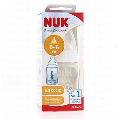 Nuk First Choice - Biberon 1er Âge 150ml Blanc - Publicité Nuk First Choice - Biberon 1er Âge 150ml Blanc - Publicité