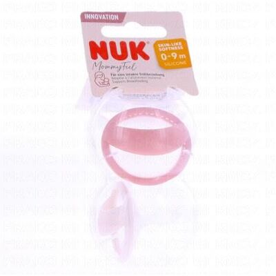 Nuk Sucette Mommy Feel 0-9 Mois Rose - Publicité Nuk Sucette Mommy Feel 0-9 Mois Rose - Publicité