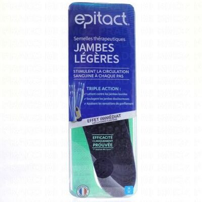 Epitact Semelles Thérapeutiques Jambes Légères Taille 39/41 - Publicité Epitact Semelles Thérapeutiques Jambes Légères Taille 39/41 - Publicité
