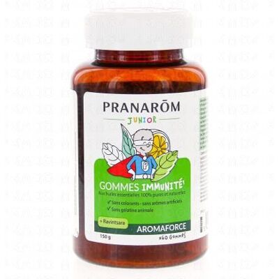 Pranarom Aromaforce - Gommes Immunité Junior X60 - Publicité Pranarom Aromaforce - Gommes Immunité Junior X60 - Publicité