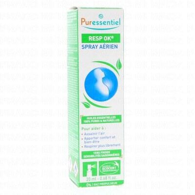Puressentiel Respiratoire Spray Aérien Resp Ok 20ml - Publicité Puressentiel Respiratoire Spray Aérien Resp Ok 20ml - Publicité