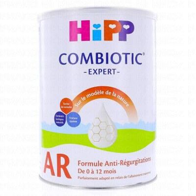 Lait pour reflux infantile HiPP avec épaississant de caroube - 0-12 mois - Publicité Lait pour reflux infantile HiPP avec épaississant de caroube - 0-12 mois - Publicité