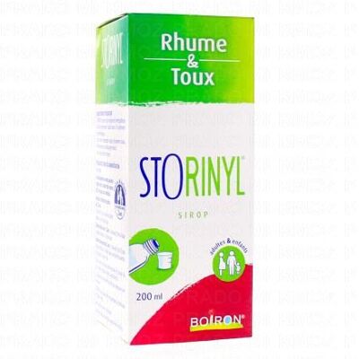 Boiron Storinyl Sirop Flacon 200ml - Publicité Boiron Storinyl Sirop Flacon 200ml - Publicité