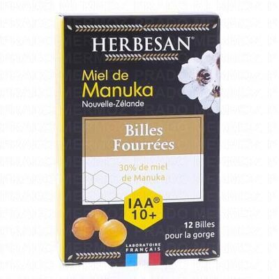 Herbesan Miel de Manuka Pastilles IAA 10+ - Pastilles - Publicité Herbesan Miel de Manuka Pastilles IAA 10+ - Pastilles - Publicité