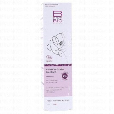 Bcombio B COM BIO Fluide Anti-Rides Matifiant - Soin Visage - Publicité Bcombio B COM BIO Fluide Anti-Rides Matifiant - Soin Visage - Publicité
