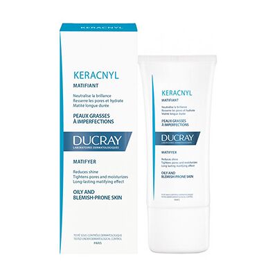 Ducray Keracnyl Matifiant Tube 30ml - Publicité Ducray Keracnyl Matifiant Tube 30ml - Publicité