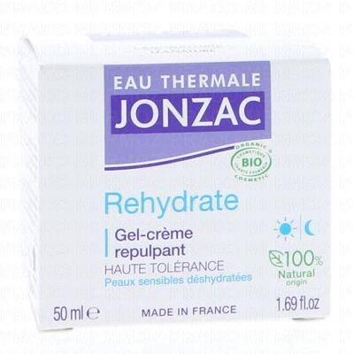 Jonzac Rehydrate - Gel-Crème Repulpant Bio 50ml - Publicité Jonzac Rehydrate - Gel-Crème Repulpant Bio 50ml - Publicité