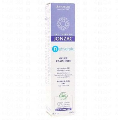 Jonzac Rehydrate - Gelée Fraîcheur Bio 50ml - Publicité Jonzac Rehydrate - Gelée Fraîcheur Bio 50ml - Publicité