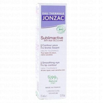 Jonzac Bio Contour Yeux & Lèvres Sublimactive - Soin Anti-Âge - Publicité Jonzac Bio Contour Yeux & Lèvres Sublimactive - Soin Anti-Âge - Publicité
