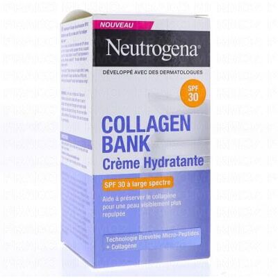 Neutrogena Collagen Bank - Crème Hydratante Spf30 50ml - Publicité Neutrogena Collagen Bank - Crème Hydratante Spf30 50ml - Publicité