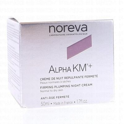 Noreva Alpha Km+ Crème De Nuit Repulpante Fermeté 50ml - Publicité Noreva Alpha Km+ Crème De Nuit Repulpante Fermeté 50ml - Publicité