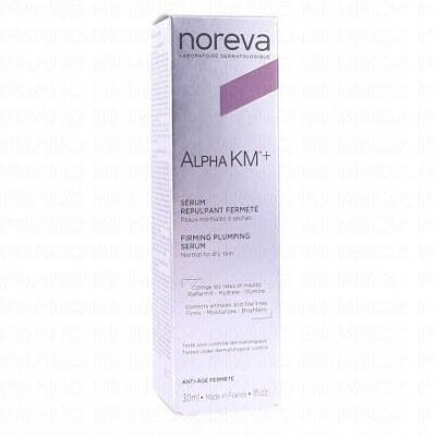 Noreva Alpha Km+ - Sérum Repulpant Fermeté 40ml - Publicité Noreva Alpha Km+ - Sérum Repulpant Fermeté 40ml - Publicité