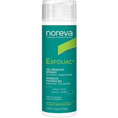 Noreva Exfoliac Gel Moussant Intensif - Nettoyage Visage - Publicité Noreva Exfoliac Gel Moussant Intensif - Nettoyage Visage - Publicité